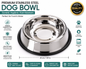 Premium Stainless Steel Dog Bowl 900ml | Non-Slip Base | Rust-Free Food Grade Pet Bowl for Dogs & Cats | Durable & Easy to Clean