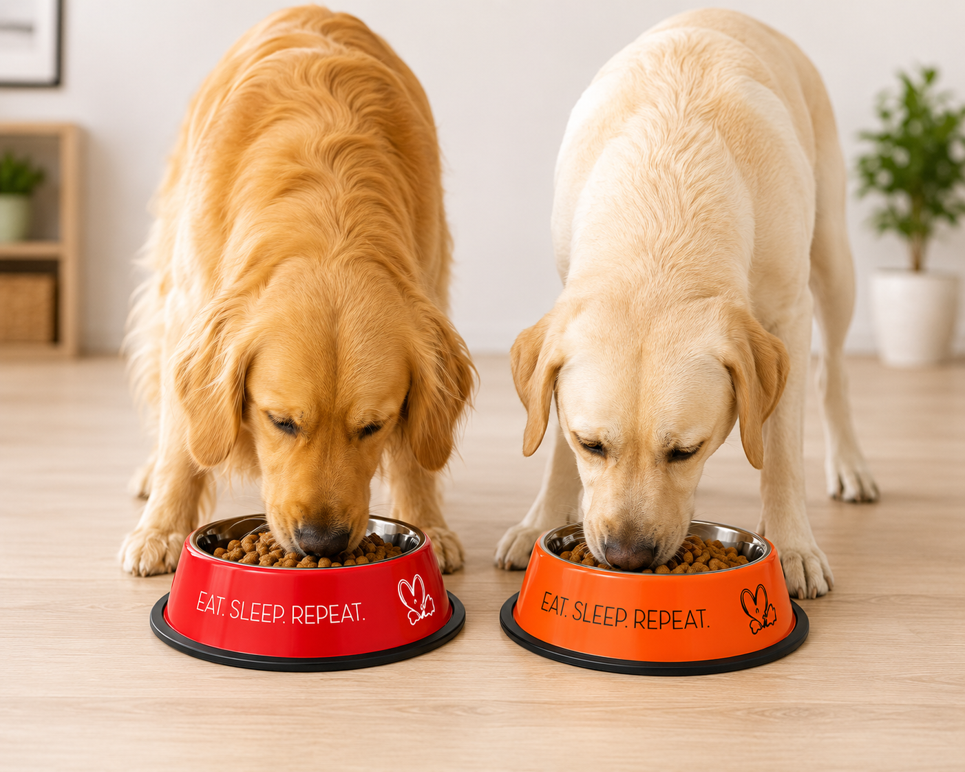 Stainless Steel Dog Bowl 900ML |  Non-Slip Rubber Base | Rust Resistant |  Food & Water Feeding Bowl for Dogs &  Puppies | Multi Color | Pack of 1