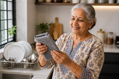 Wire Dishcloths for Kitchen Cleaning (Pack of 25) | Reusable Stainless Steel Wire Mesh Cleaning Cloth | Non-Scratch Scrubber for Dishes, Pots, Pans, Sinks & Cooktops