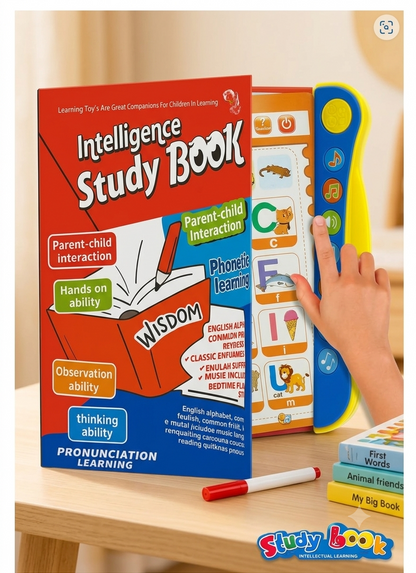 Activities Learning Book for Kids | Electronic  Intelligent Study Book with Touch Sensors &  Clear Voice | ABC, Numbers, Poems & Songs |  Best Educational Toy for Children (3-8 Years)