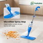 Spray Mop for Floor Cleaning with Refillable Water Tank | Washable Microfiber Pad | Stainless Steel Handle | 360° Rotating Head | Wet & Dry Mop for Tile, Marble, Wood & Laminate Floors