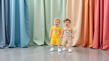 Cute Cartoon Print Baby Boy T-Shirt & Shorts Set –  6 to 24 Months |  3 Variants |