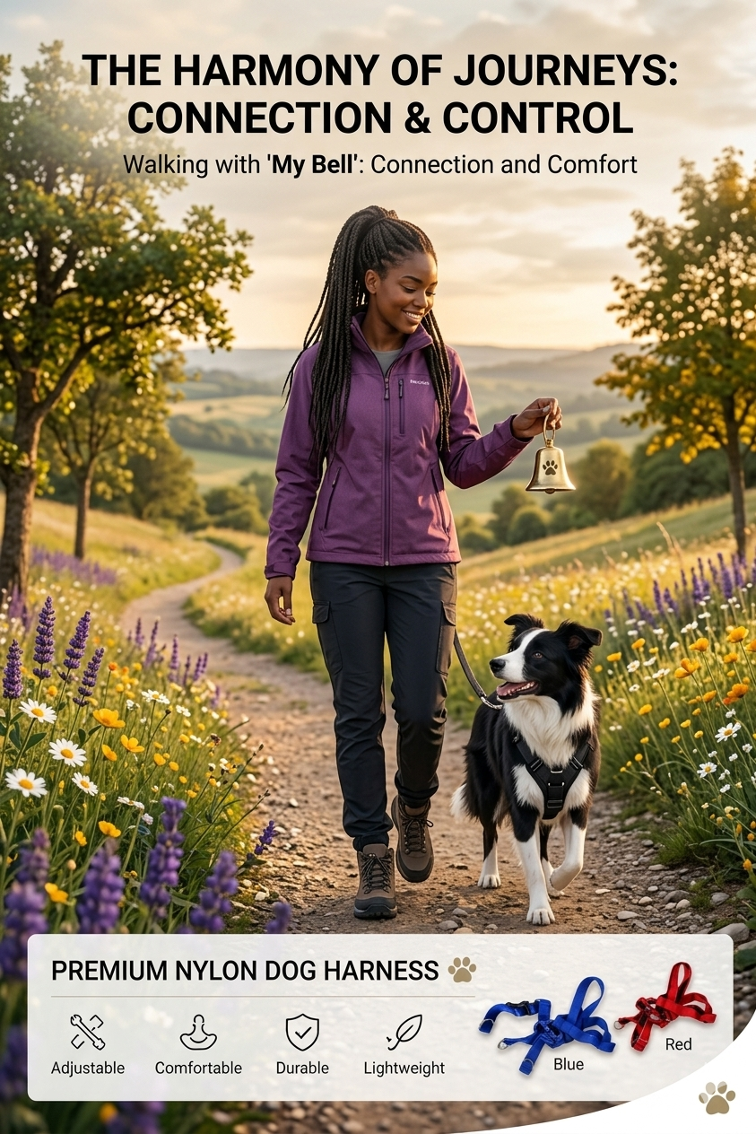 No Pull Dog Harness for Medium Dogs | Adjustable Premium Pet Harness | Quick Release Buckle | Metal D-Ring | Reflective | Comfortable Walking Harness | Size M
