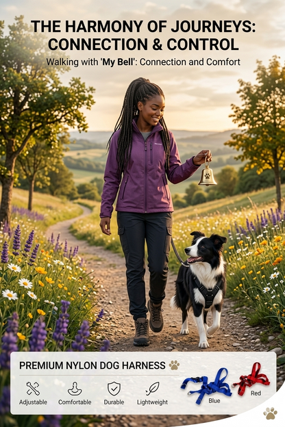 No Pull Dog Harness for Medium Dogs | Adjustable Premium Pet Harness | Quick Release Buckle | Metal D-Ring | Reflective | Comfortable Walking Harness | Size M